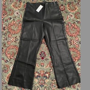 Faux Leather Bootcut Pants